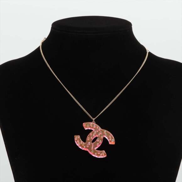 CHANEL Pink Logo Necklace - Picture 6 of 6